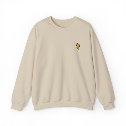 EMBROIDERED FALCON CREWNECK